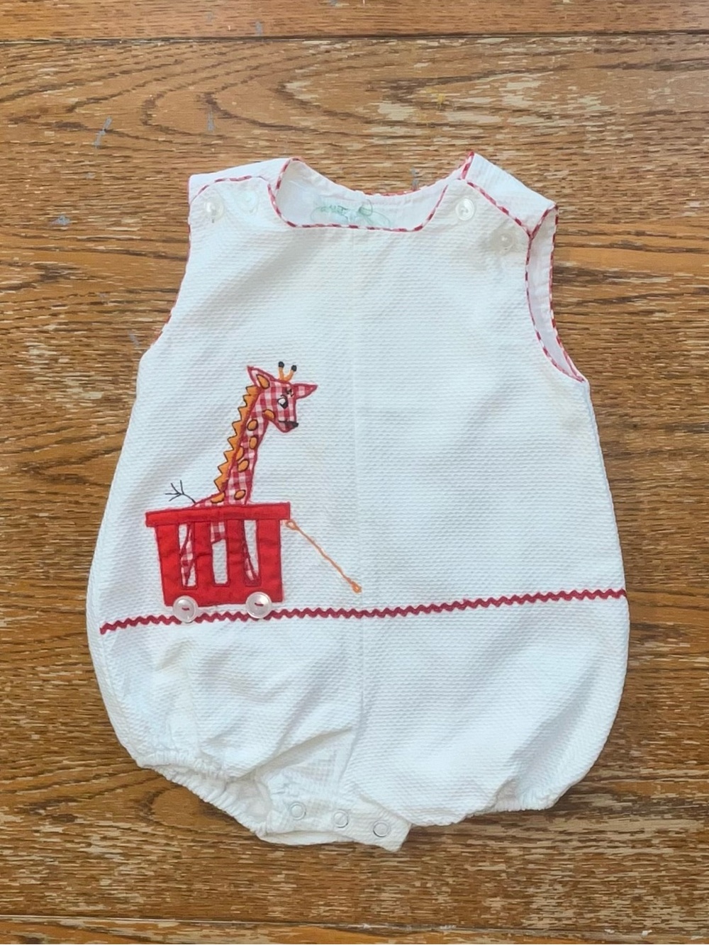 Vintage 80s-90s Baby Threads Bubble Romper Size 12-18 months